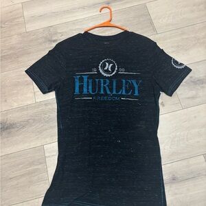 Hurley Black and White Speckled Tee